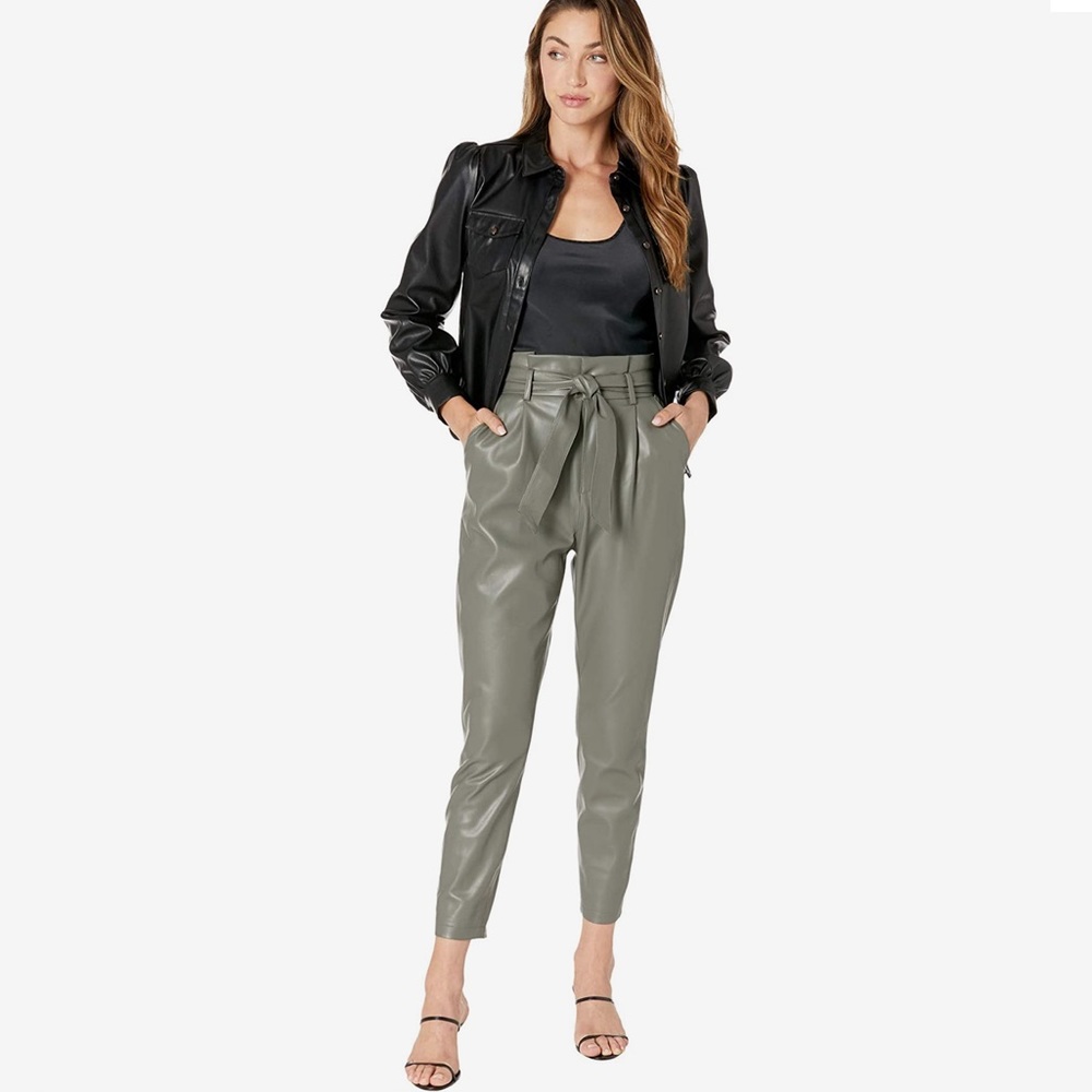 BB Dakota x Steve Madden Skin In The Game Vegan Leather Pants NWT
